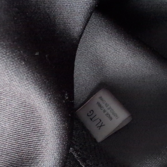 Elie Tahari Full Zip Black Hoodie - Picture 4 of 5